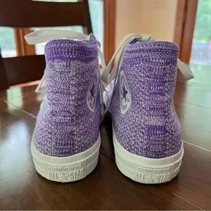 Shoes Converse Flyknit Lunarlon Purple High Top Sneakers 75 Poshmark